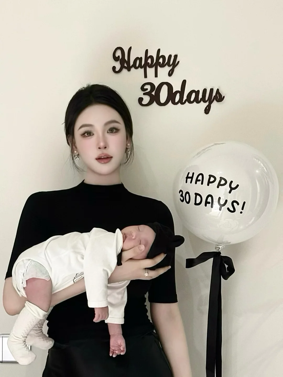 𝐇𝐚𝐩𝐩𝐲𝟑𝟎𝐝𝐚𝐲𝐬👶我们满月啦！