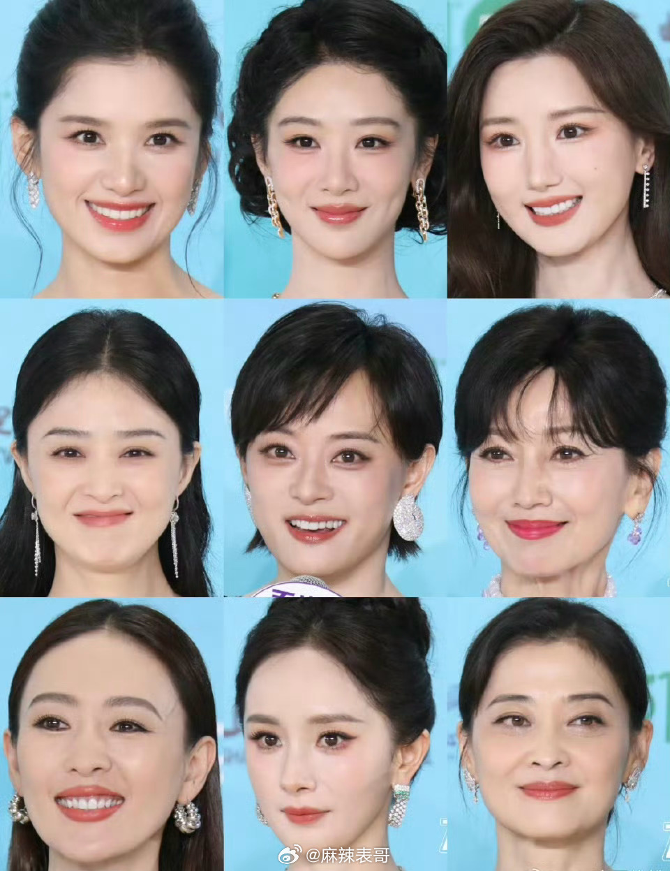 白玉兰红毯女星怼脸照来了 