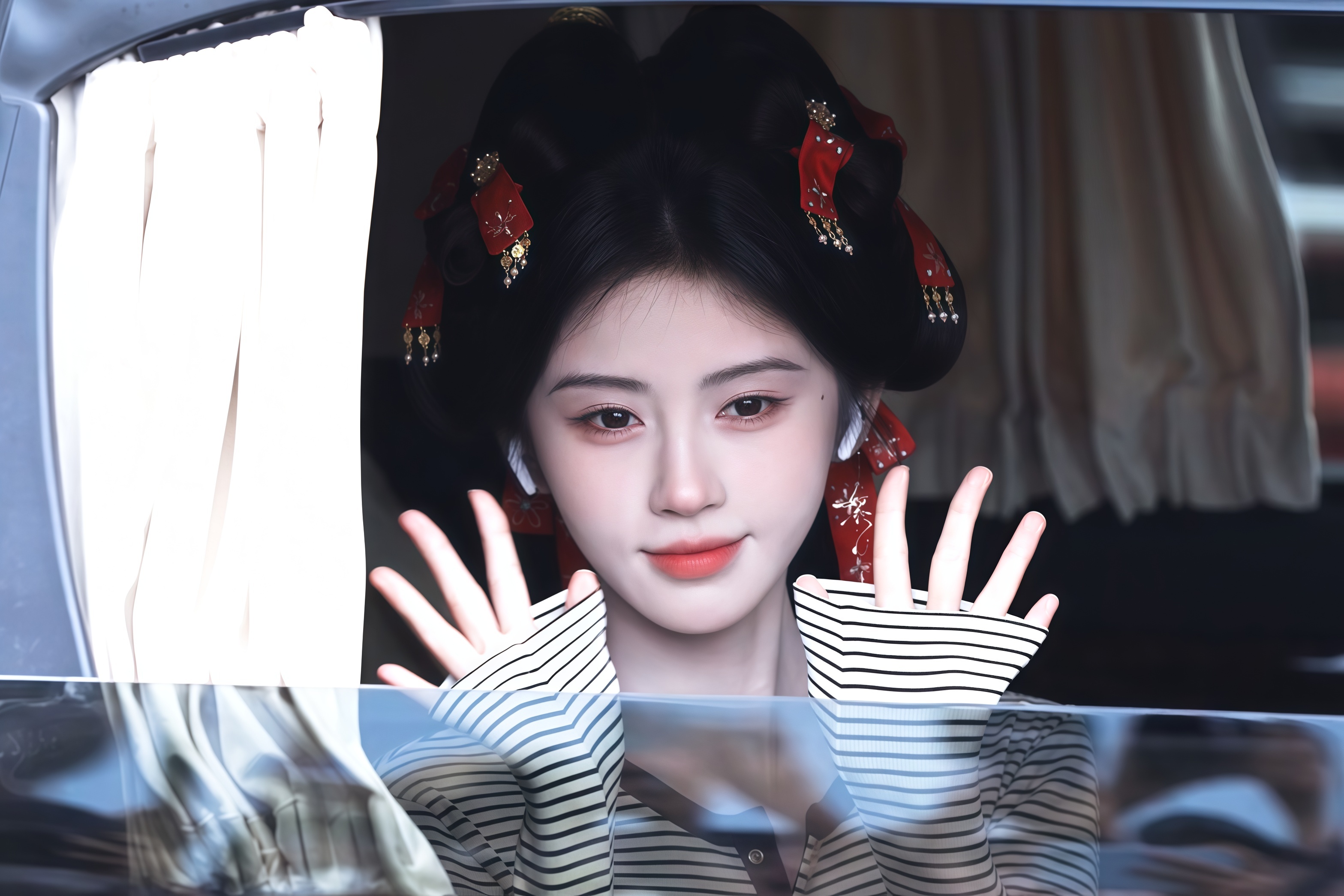 今日份超萌小夏鞠婧祎0618生日快乐 -新造型出妆鞠婧祎苏绿夏鞠婧祎万花世界