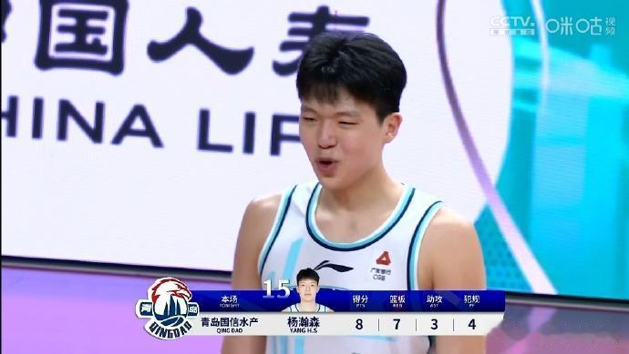 呵呵，每次有NBA球探来看杨瀚森，鲍威尔肯定抢戏。

今晚青岛客场打浙江，NBA