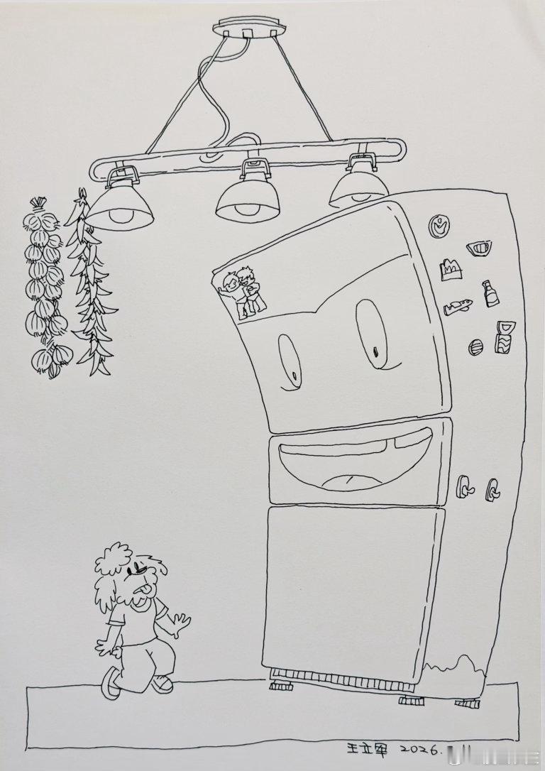 手机漫画日记 二先生前一段生病，大夫建议他要减肥，所以最近一直在控制他的饮食。我