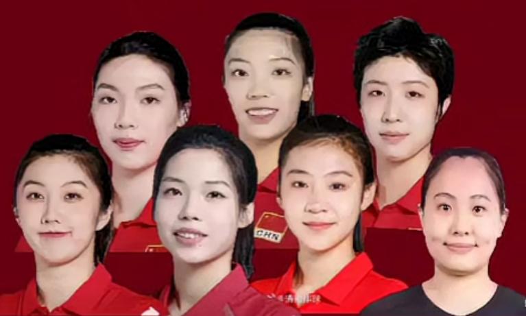 新一届
中国女排七仙女
庄宇珊19岁福建人
王奥芊18岁河北人
唐 欣22岁江苏