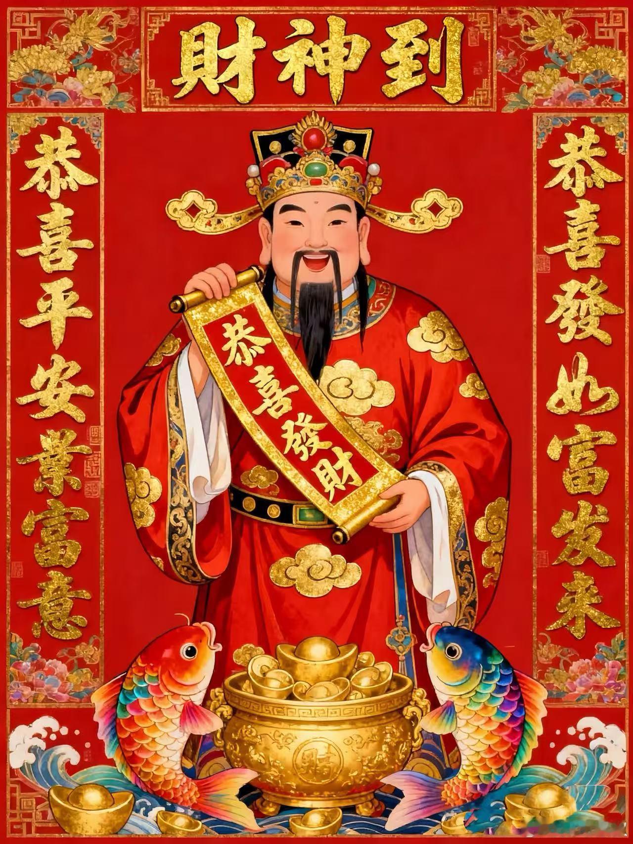 财神到，守住家底挡尽意外破财、人情破耗、无谓开销。赚多少存多少，财库紧锁不漏，家