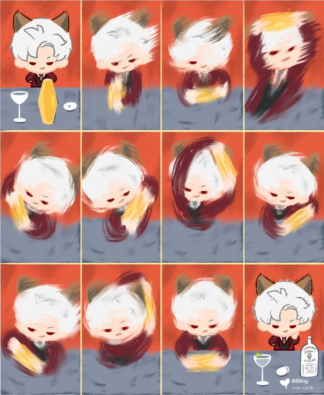 这么好的氛围，彻子决定为你调一杯[酷]  