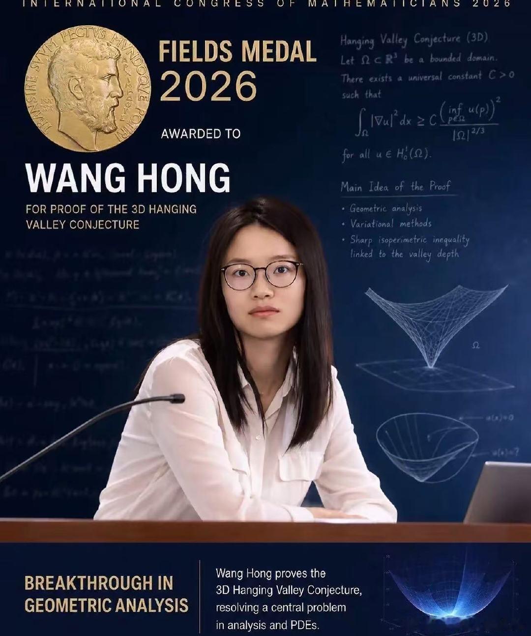 王虹首位中国籍女性菲尔兹奖王虹十年磨一剑的厚积薄发北大数院那些竞赛金牌得主进校前