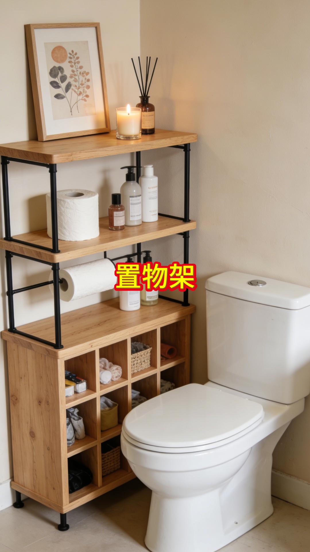 马桶置物架。