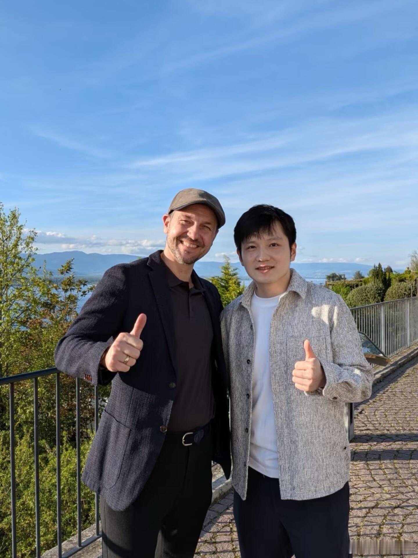 樊振东和波尔一起享受生活📣💫👏波尔（Timo Boll）在 Instagr