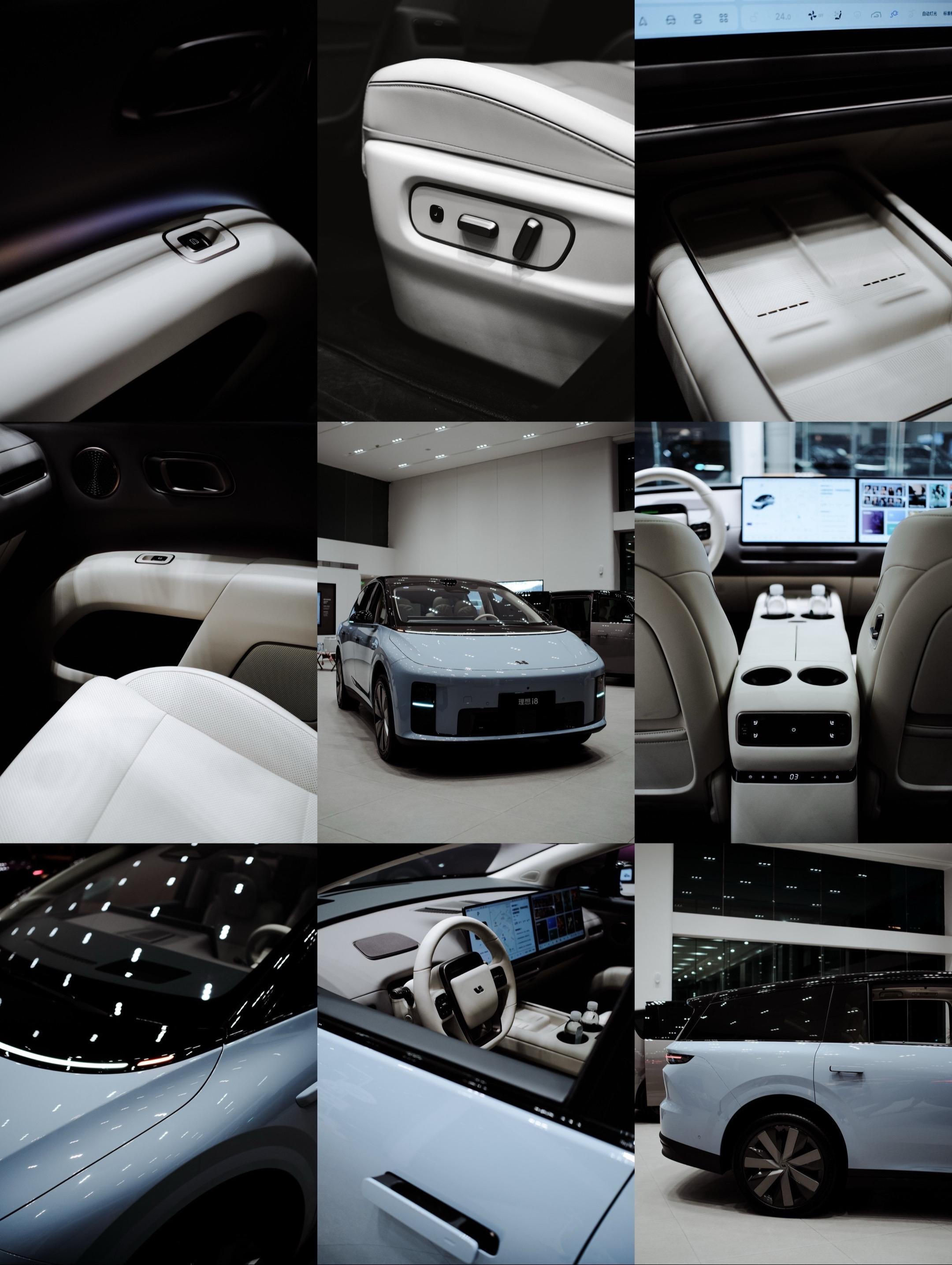 理想i8静态体验.偶然路过看到i8到店了进来体验一下 作为理想车主  ...