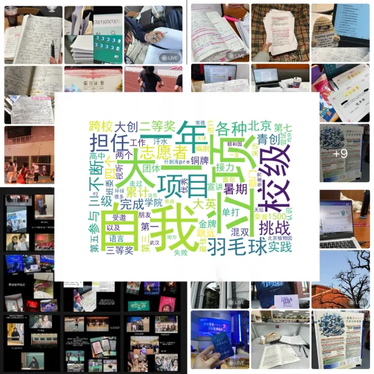 我把大一这一年做成词云图