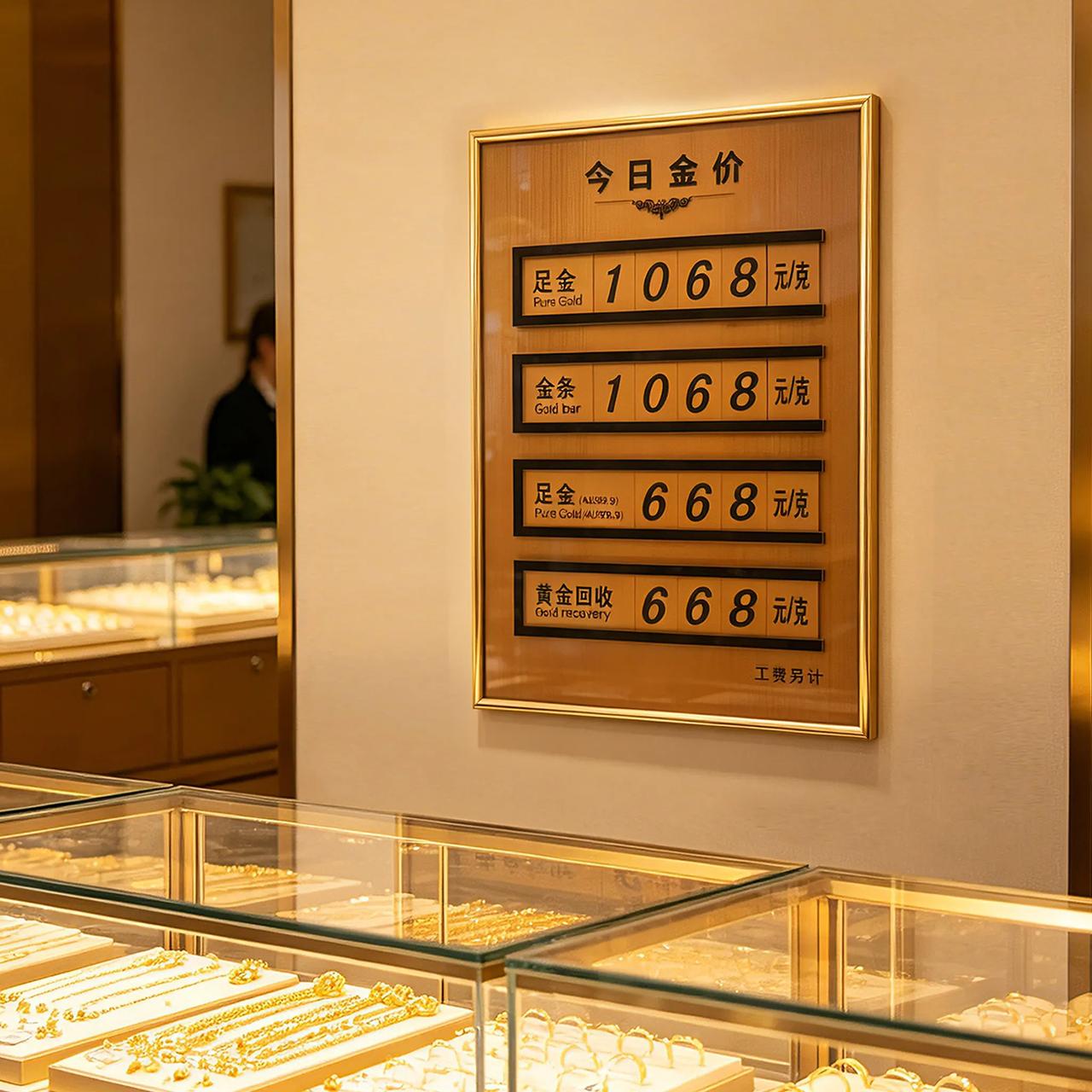 多家金店同步涨价，42克金手镯39018元引网友算账
 8月5日，周大福、周生生