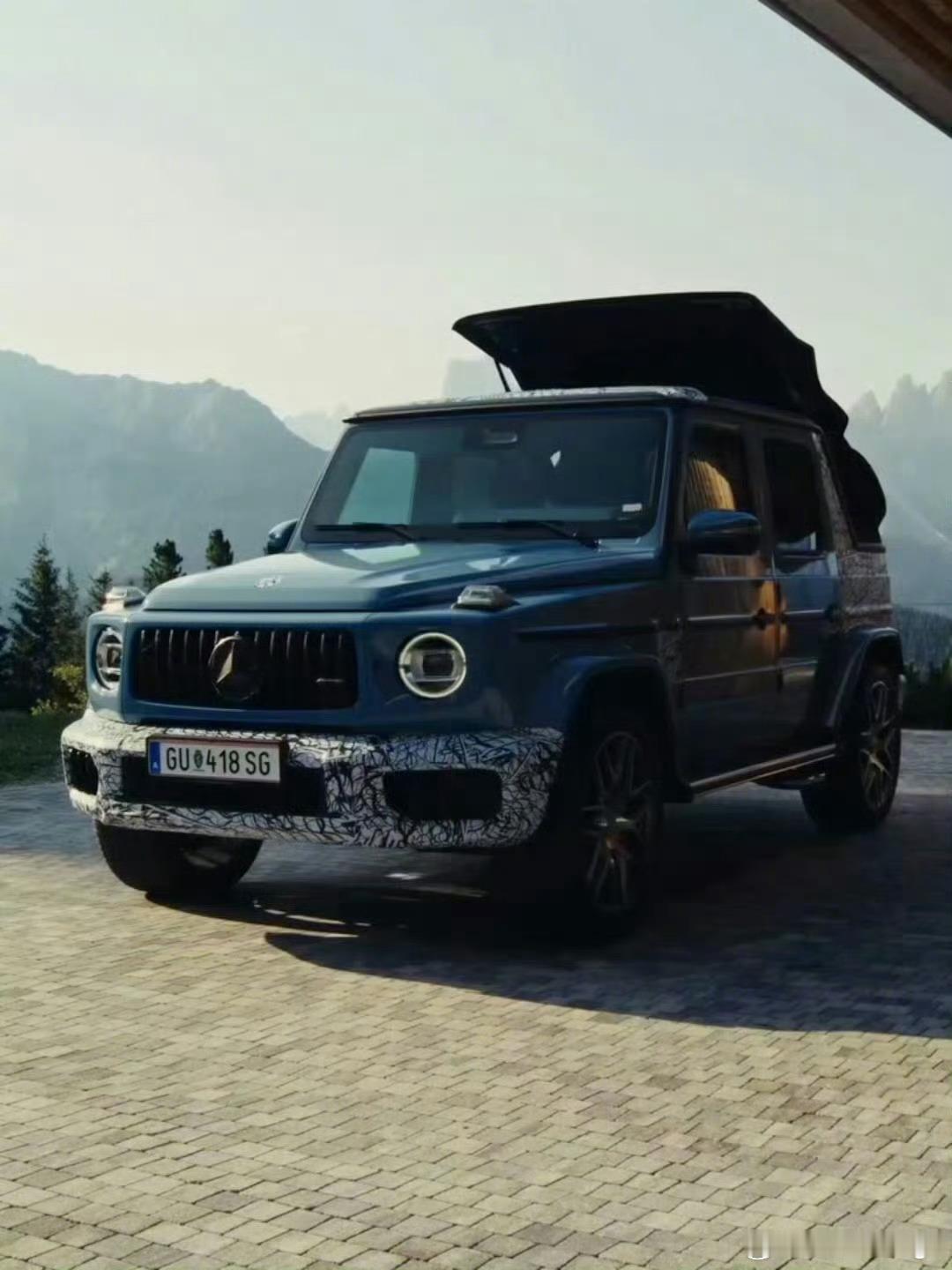 奔驰官方已经官宣确认敞篷大G（G-Class Cabriolet / AMG G