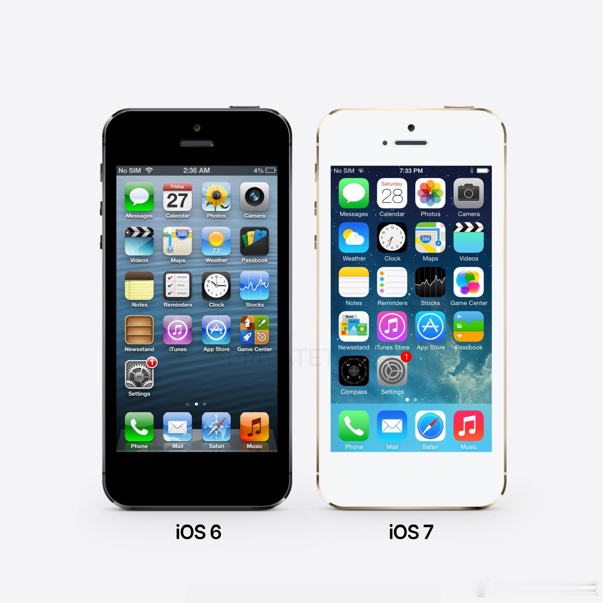 从拟物化到扁平化；从扁平化到液态玻璃；你觉得哪次的跨越更大？👀 