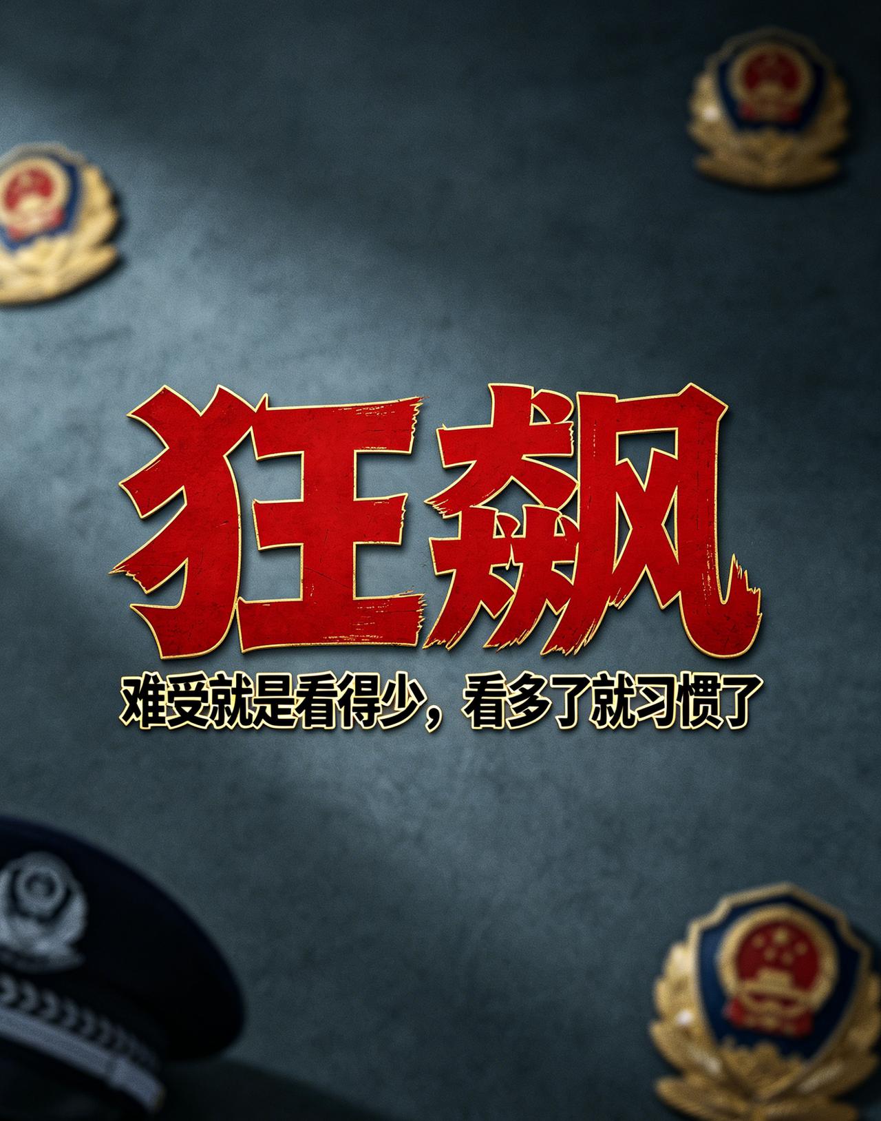 “难受就是看得少，看多了就习惯了。”

这是《狂飙》里李响对安欣说的一句话。话说