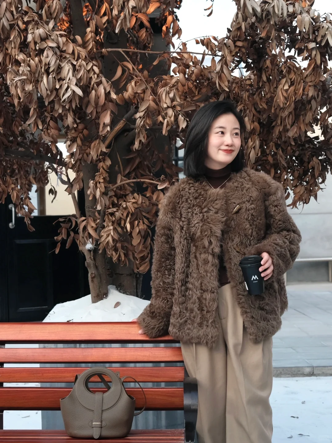 皮草穿搭|今天是看起来不缺钱的姐姐😝