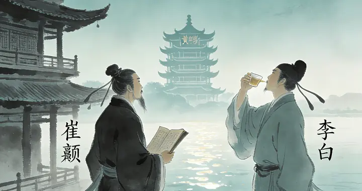 李白“认怂”，不写《黄鹤楼》而改写《登金陵凤凰台》