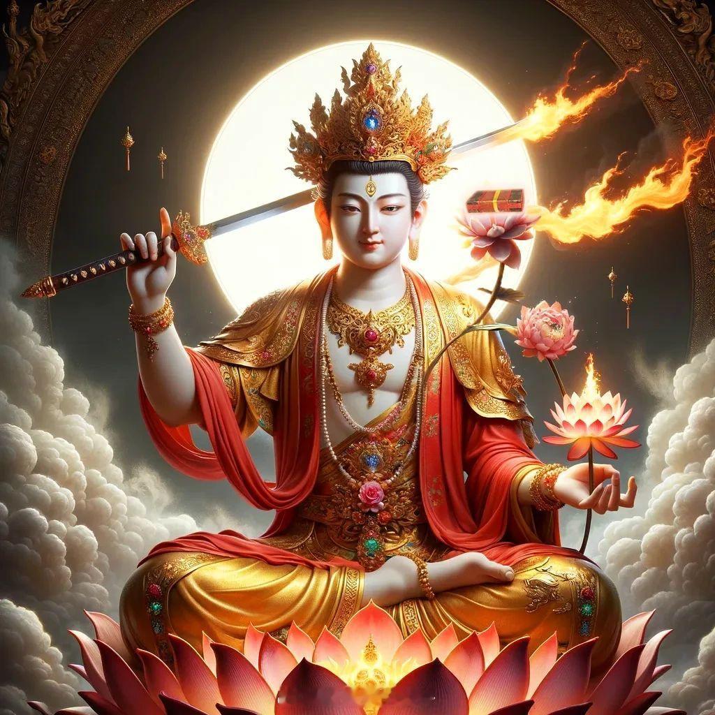 遇到文殊菩萨 ，莫忽视， 许个愿真的很灵 ​​​