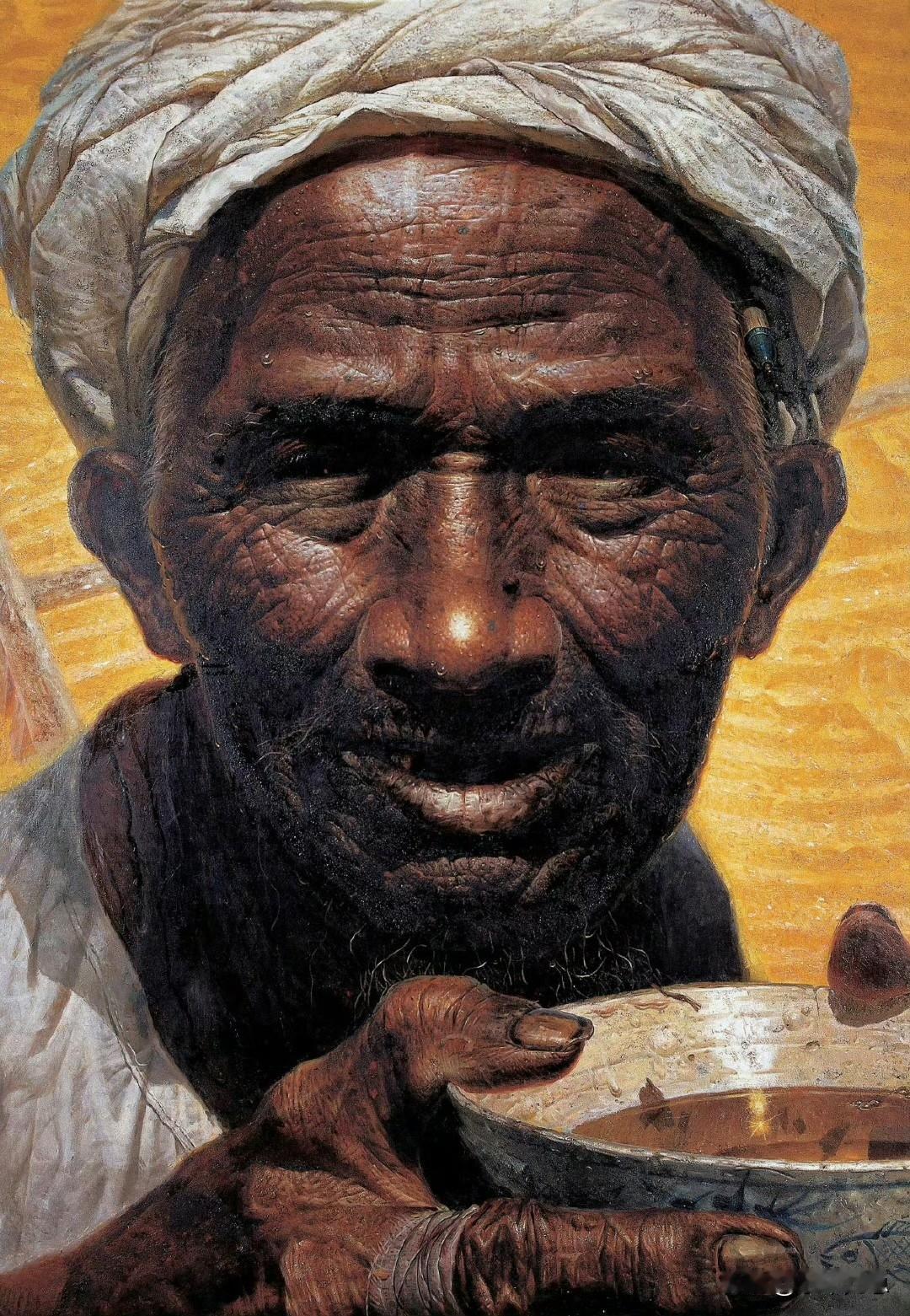 谁敢相信
这两幅画是同一个人画的

四川美术学院的前院长罗中立，
在1980年画