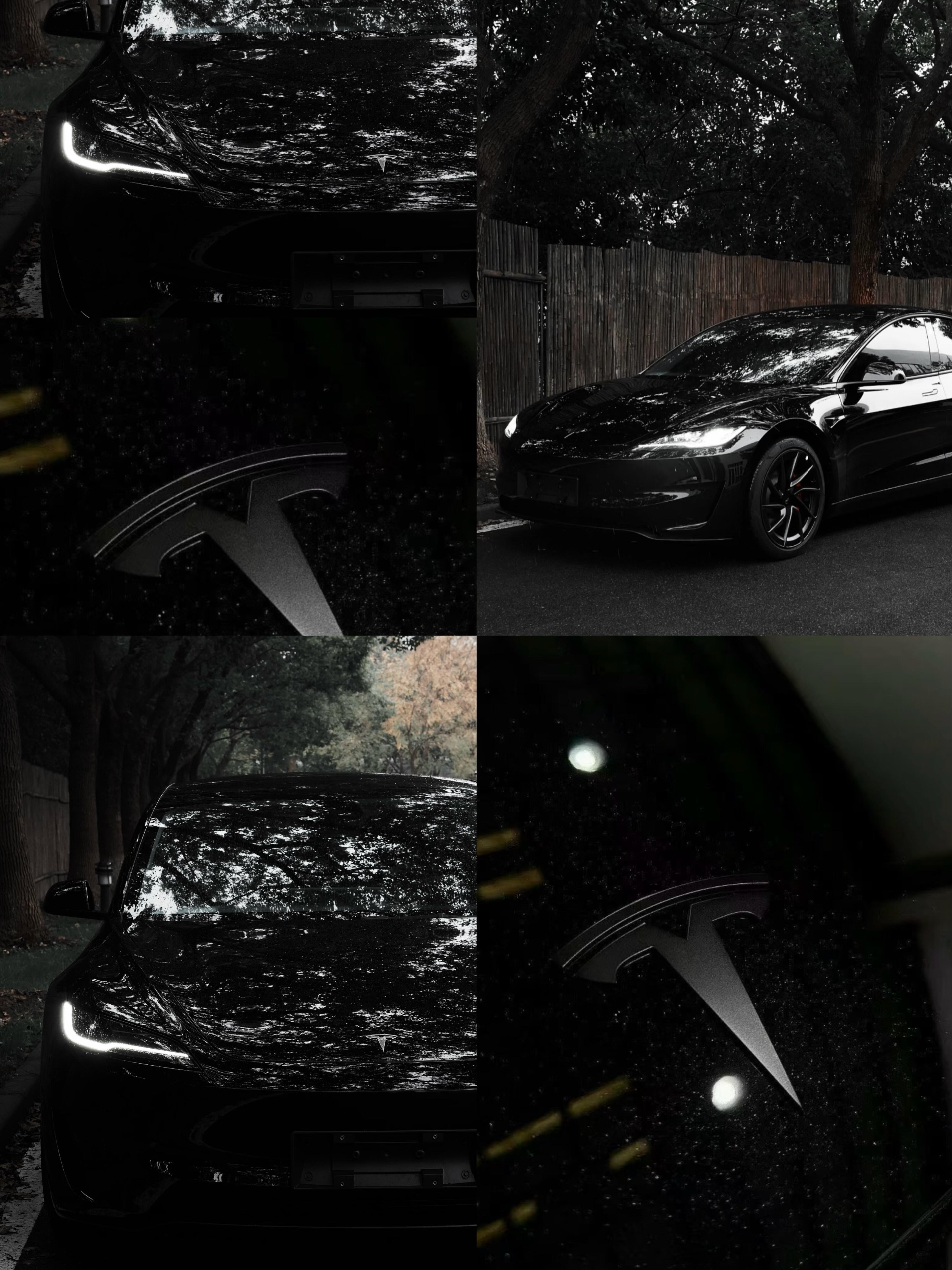 人间黑武士，新Model 3太帅了。特斯拉汽车画报 ​​​