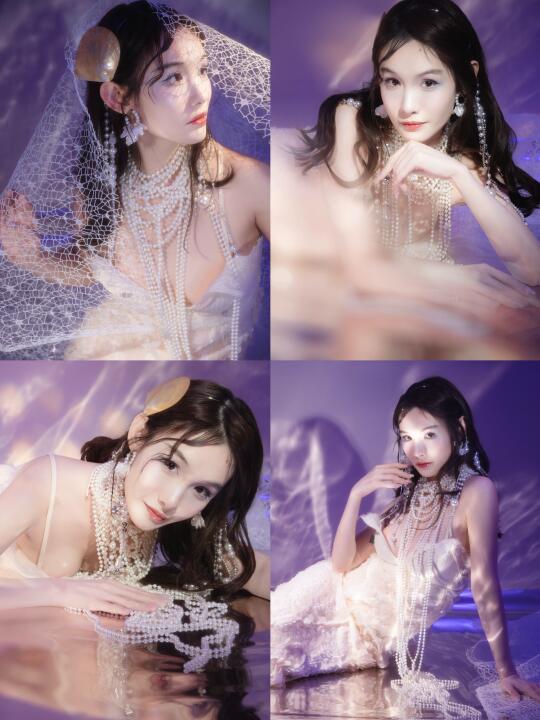 人鱼写真｜紫色人鱼姬的梦幻泡影🧜