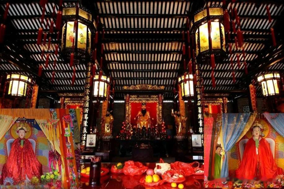 从前，本村庙堂里的佛祖和隔壁村的佛祖打赌，结果隔壁村的佛祖输得连老婆都搭进去了。