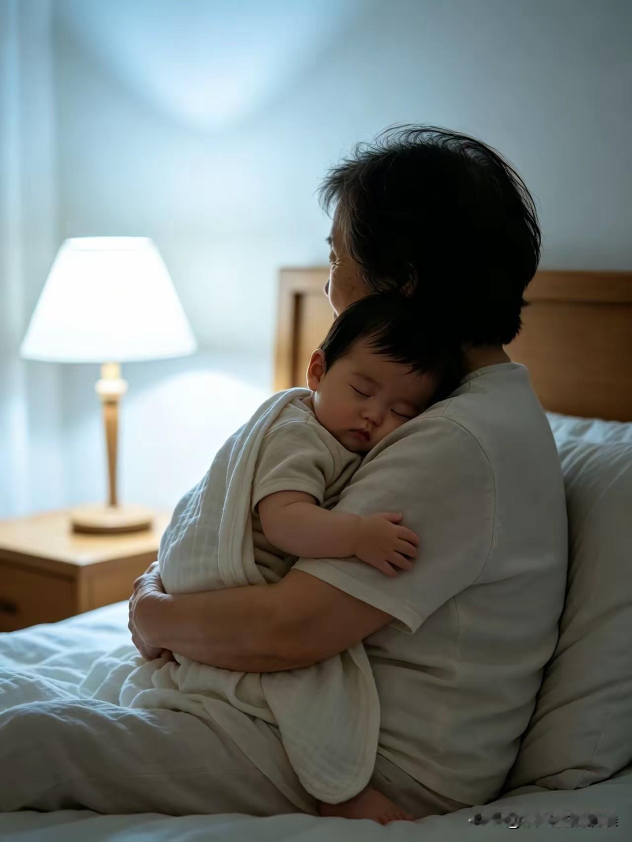 今天下午，我花了0 元，把我妈请来带了一天孩子。她没有用什么科学育儿法，进门先把