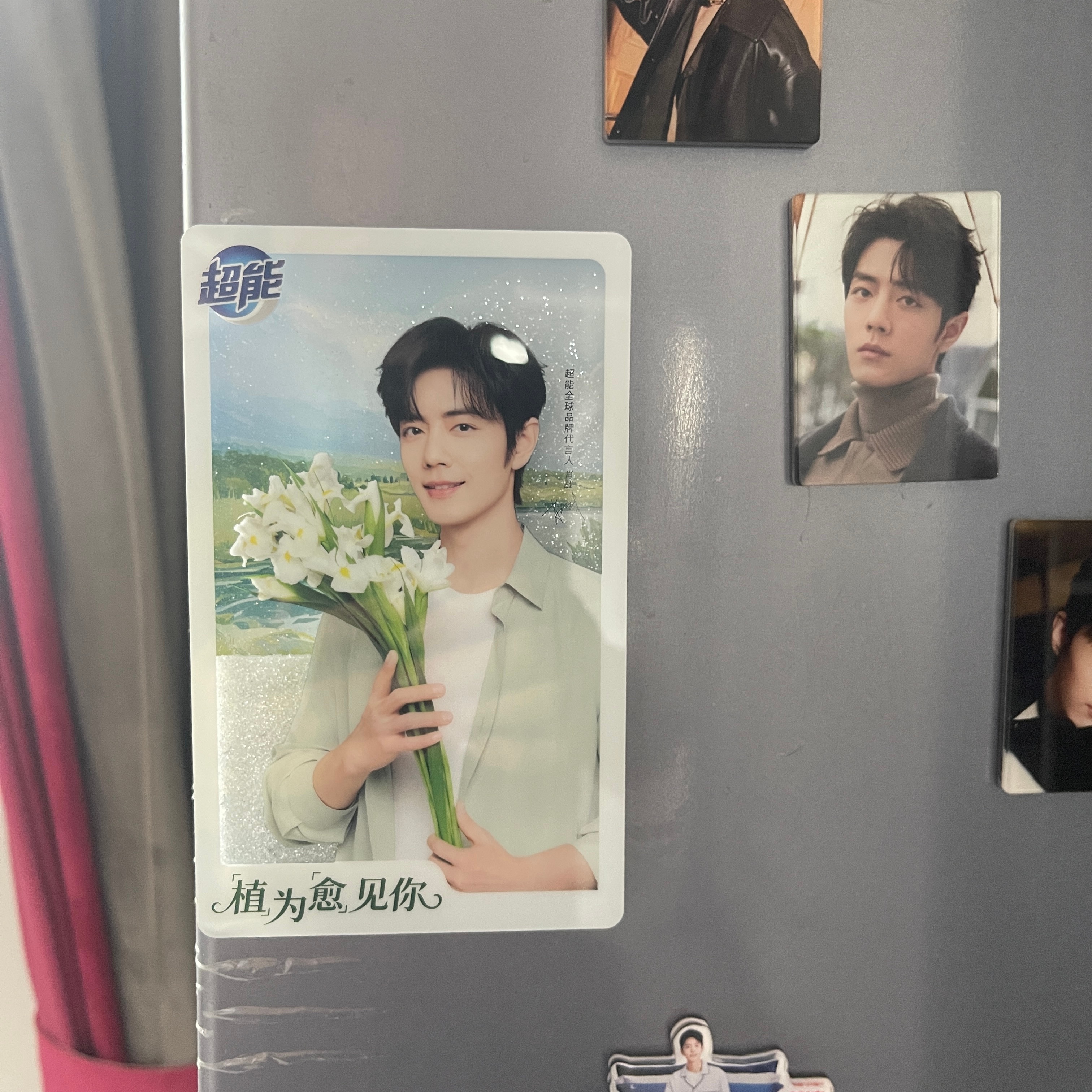 这个冰箱贴质量也太好了肖战超能全球品牌代言人