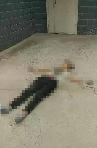 内蒙古，一男子不知出于何种原因，用打结的窗帘从六楼一住户家出逃，下落过程中窗帘从