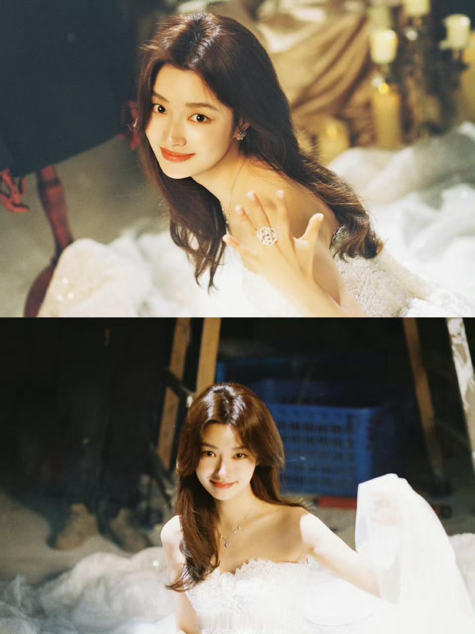 温夏女神嫁给我好吗💍🥺徐若晗婚纱造型