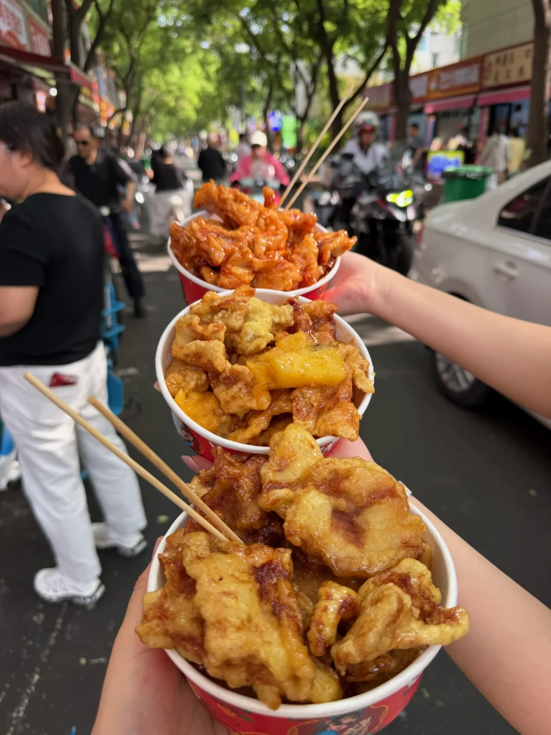 在太原！谁能拒绝一份刚出锅的菠萝锅包肉‼️