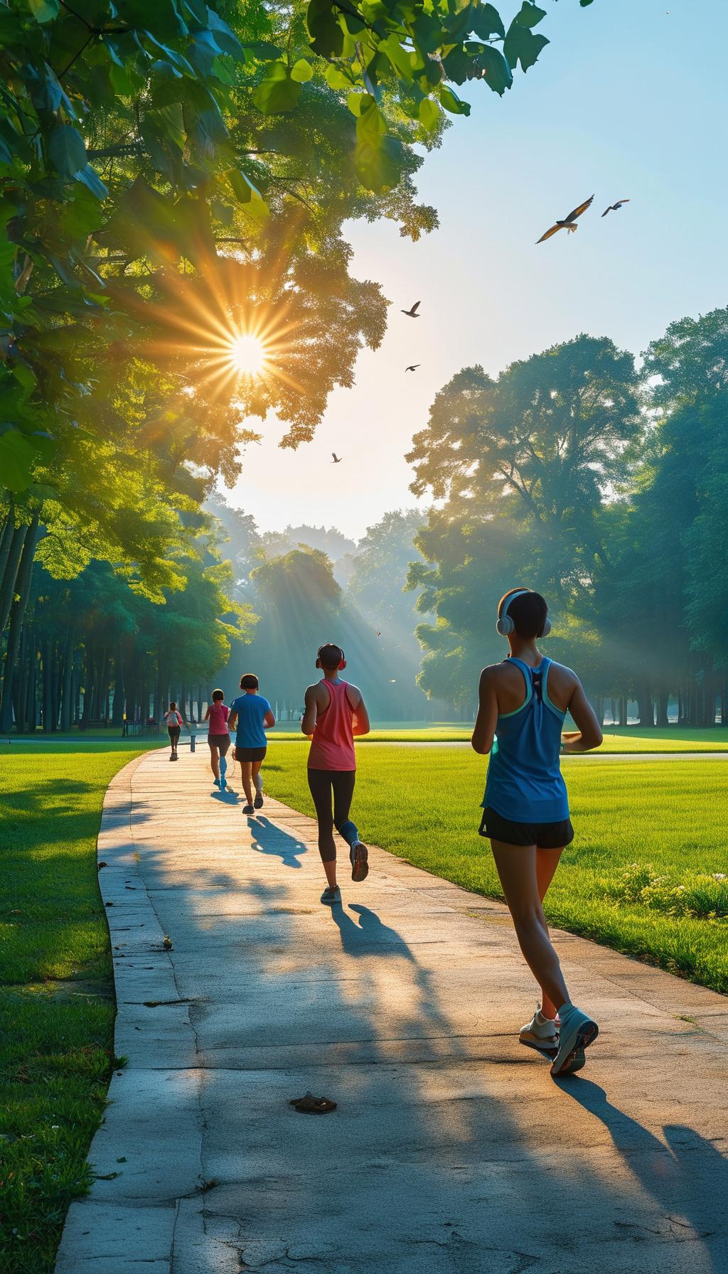 【爆款标题】  
晨跑族的日常：那些跑在清晨的“都市精灵”们，真的是“健康第一”