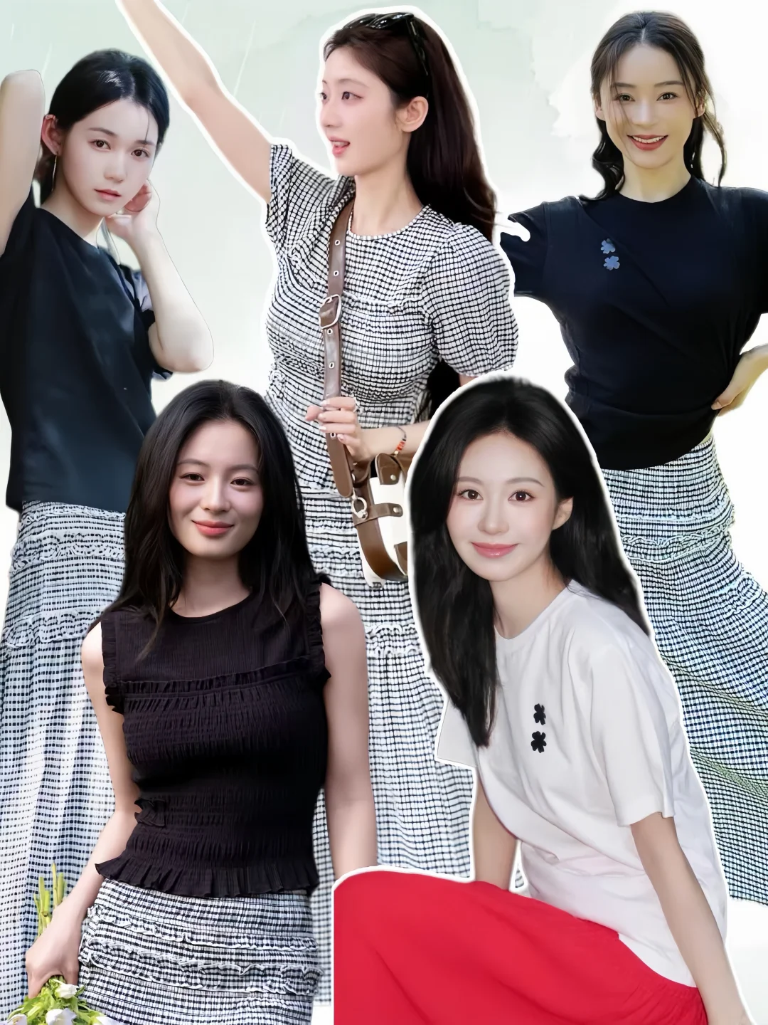 夏日氛围感穿搭这块‼️还得是看女明星😍