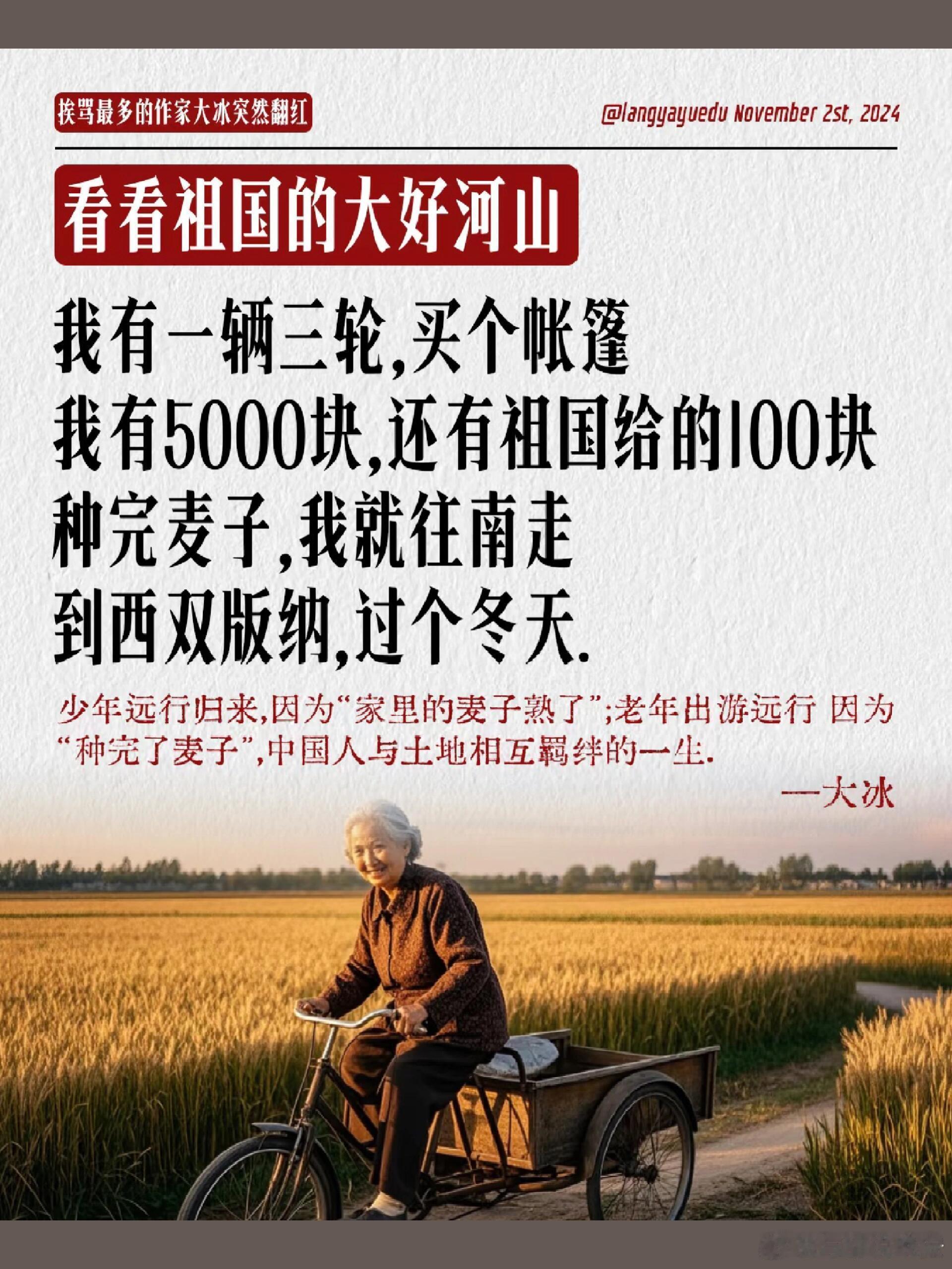 为什么大冰一定要帮助麦子阿姨  在麦子阿姨身上看到了自己的妈妈 这个冬天，一个农