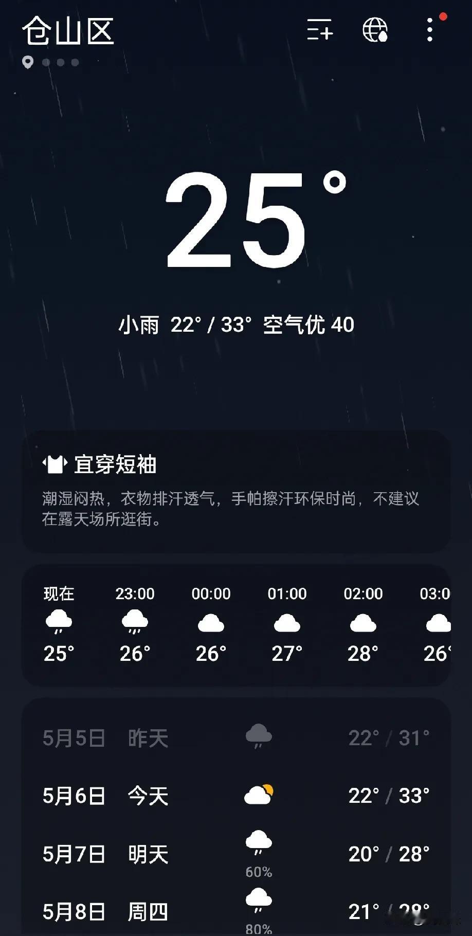 一张图记录我家的天气情况