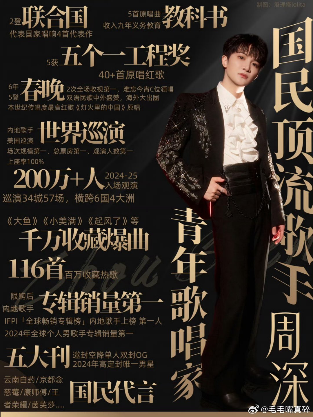 周深又有一首原唱歌曲被收录到教材了，截至目前周深已经有五首原唱作品入九年义务教材