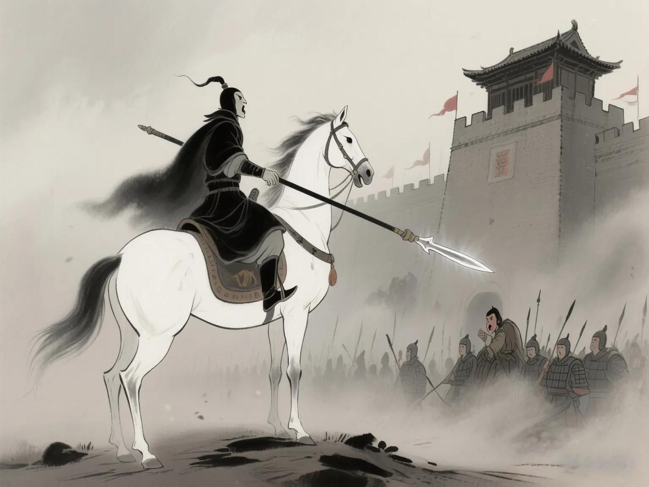 759年，史思明围攻河阳城，每到辰时三刻，浓雾深处准时浮现一个鬼魅般的骑影。一匹
