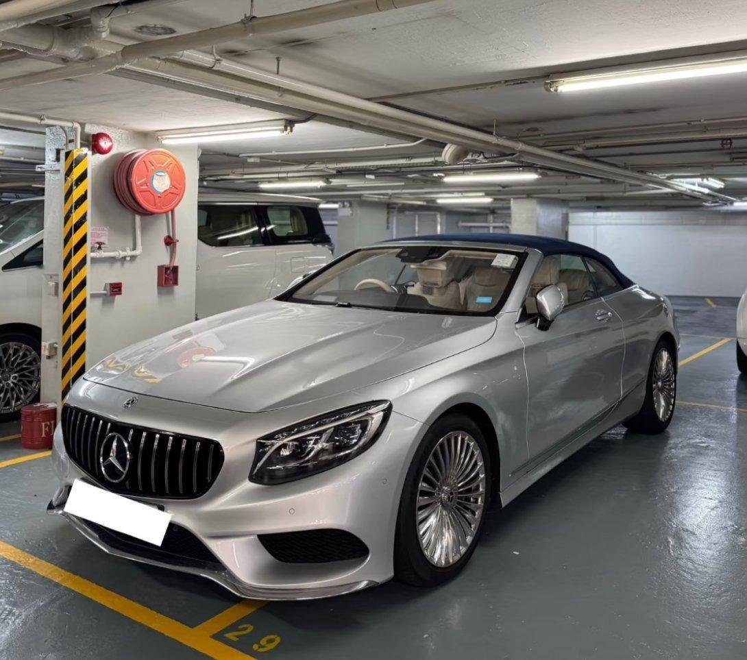 我心中的白月光奔驰敞篷S级~可惜国内没有引进~大v聊车奔驰s级 北京·首都机场T