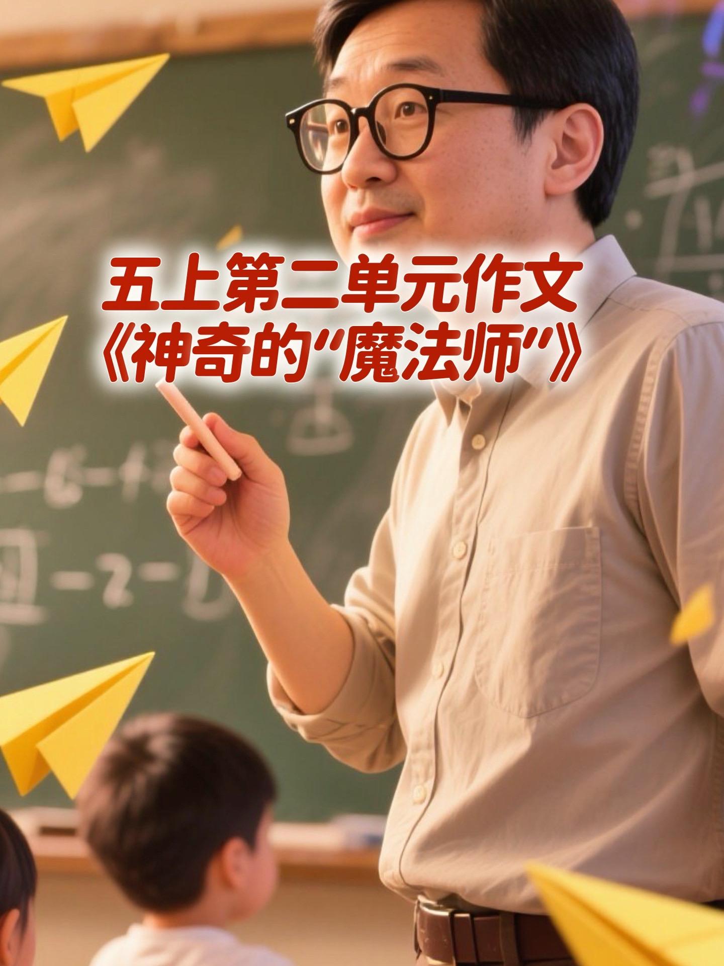 《神奇的“魔法师”》 优秀范文。家长必读，小学五年级上册第二单元习作《...