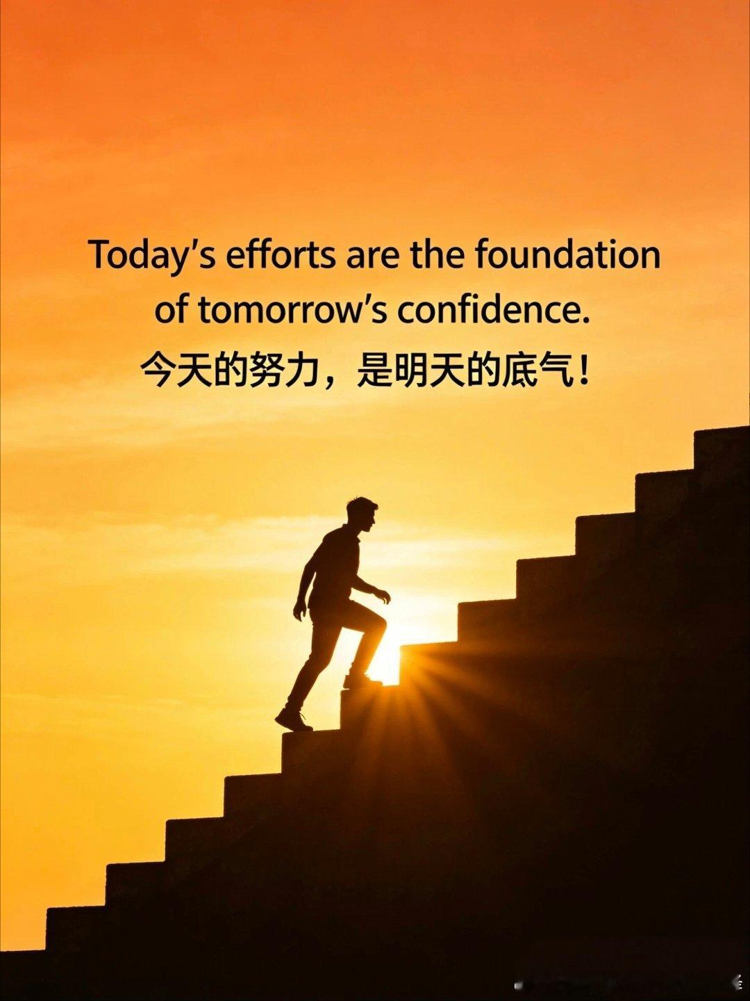 Today's efforts are the foundation of to