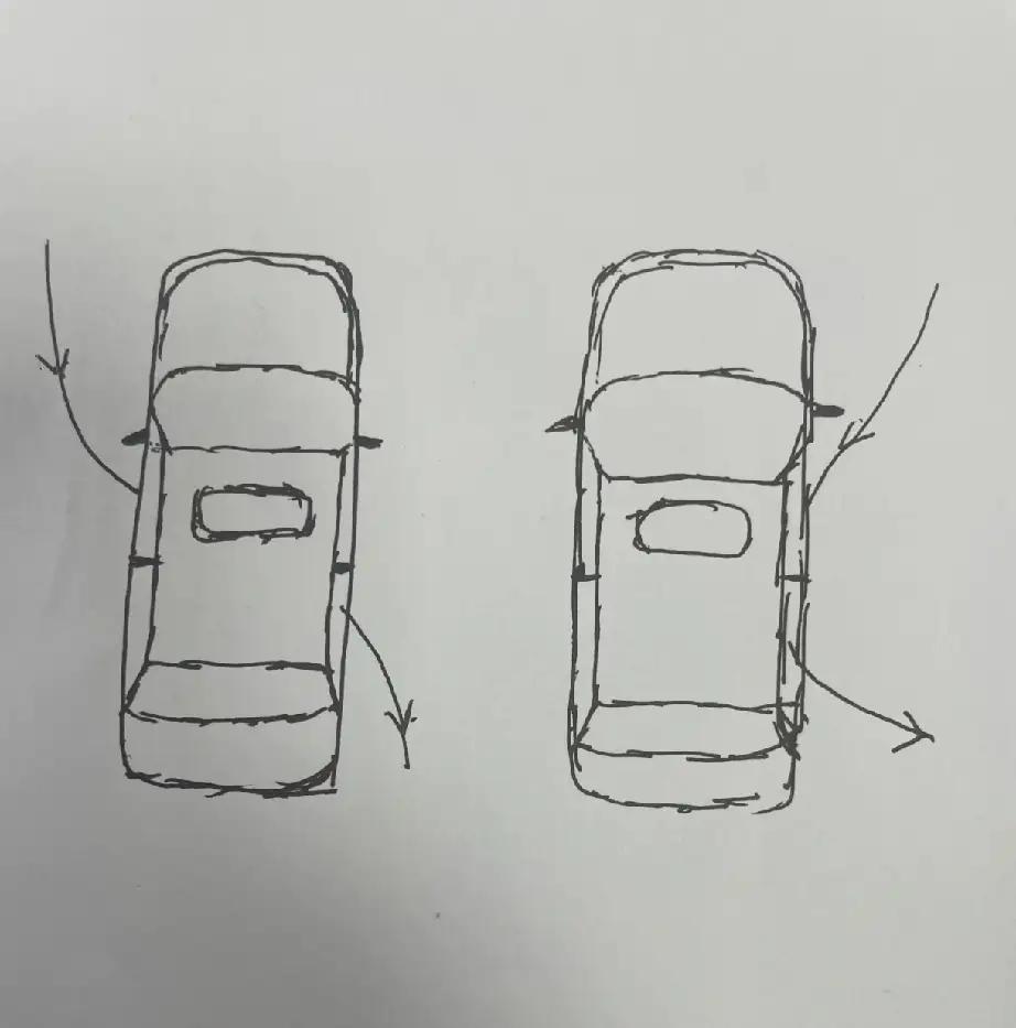 老司机，夏天开车，如何开窗，通风？
选左还是右[笑哭]