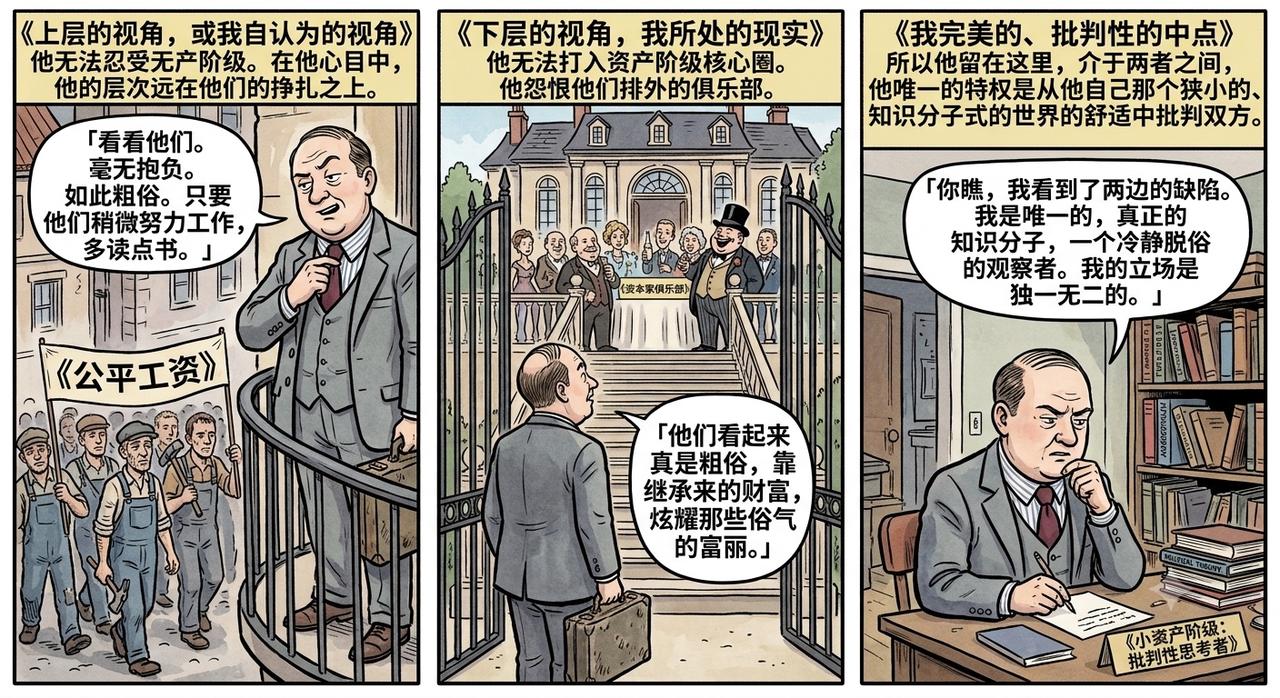 小资产阶级的思潮
20年前，我刚踏入电视评论员的行业时，曾有人郑重其事地告诫我：