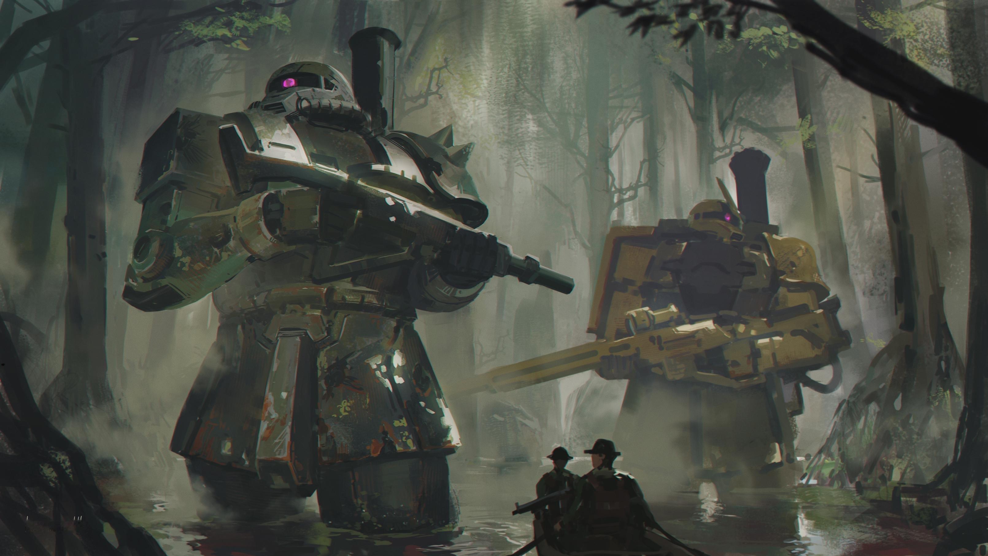 高达[超话] 沼泽扎古by icemarv14 ​​​
