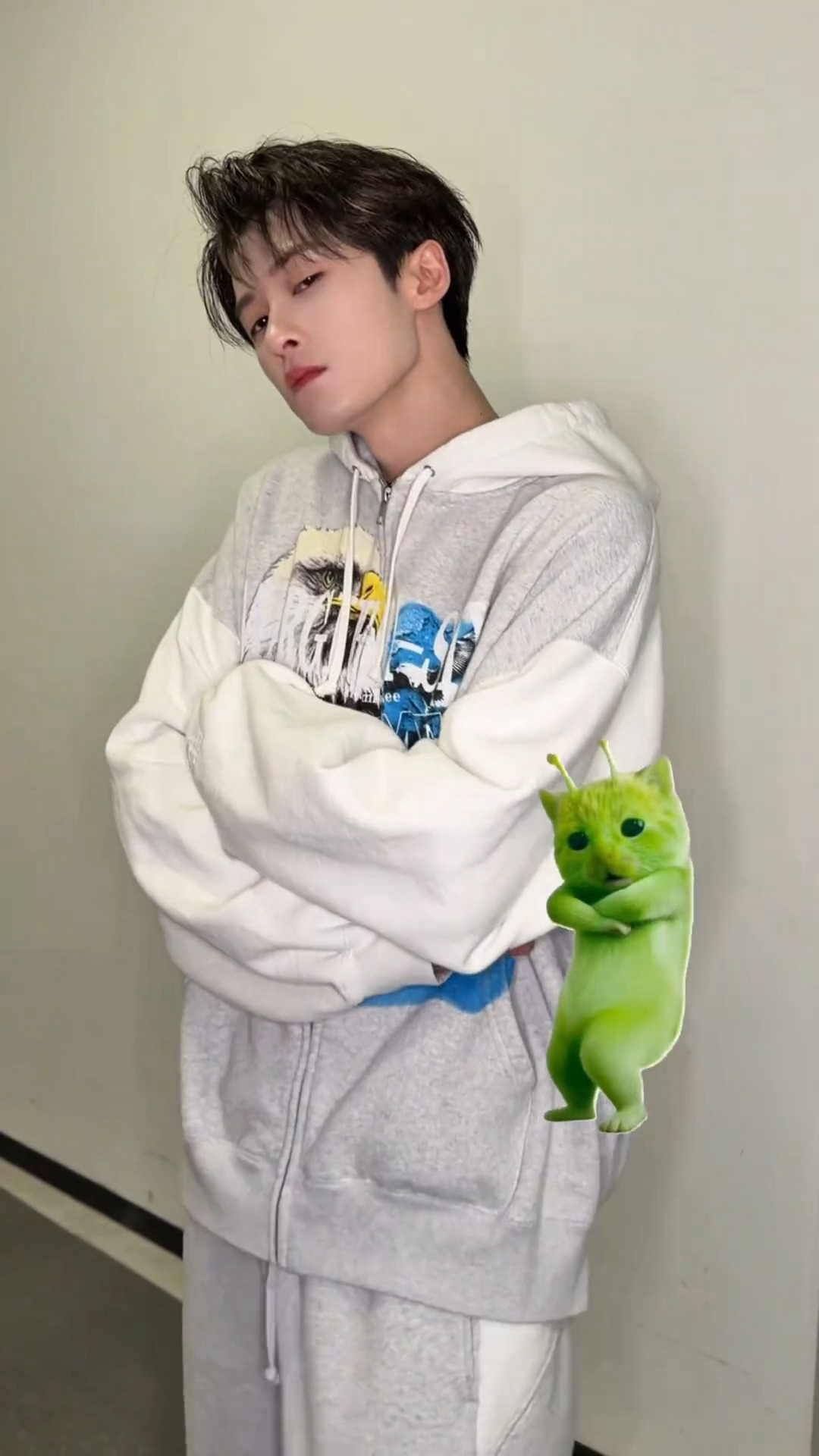 这个檀儿萌一下帅一下的😽檀健次跳小鸡舞檀健次 和外星小猫学的舞