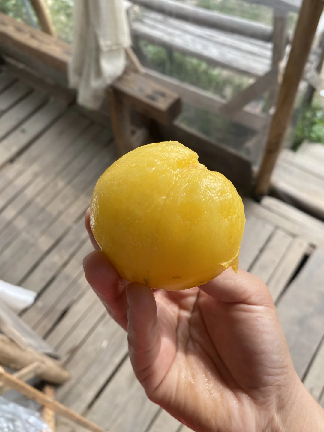 这颗番茄像颗水蜜桃🍅🍑