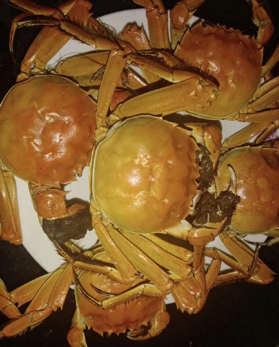 秋天的美食有很多，我最爱的也不少，比较起来还是爱吃螃蟹。

无论是海里的还是河里