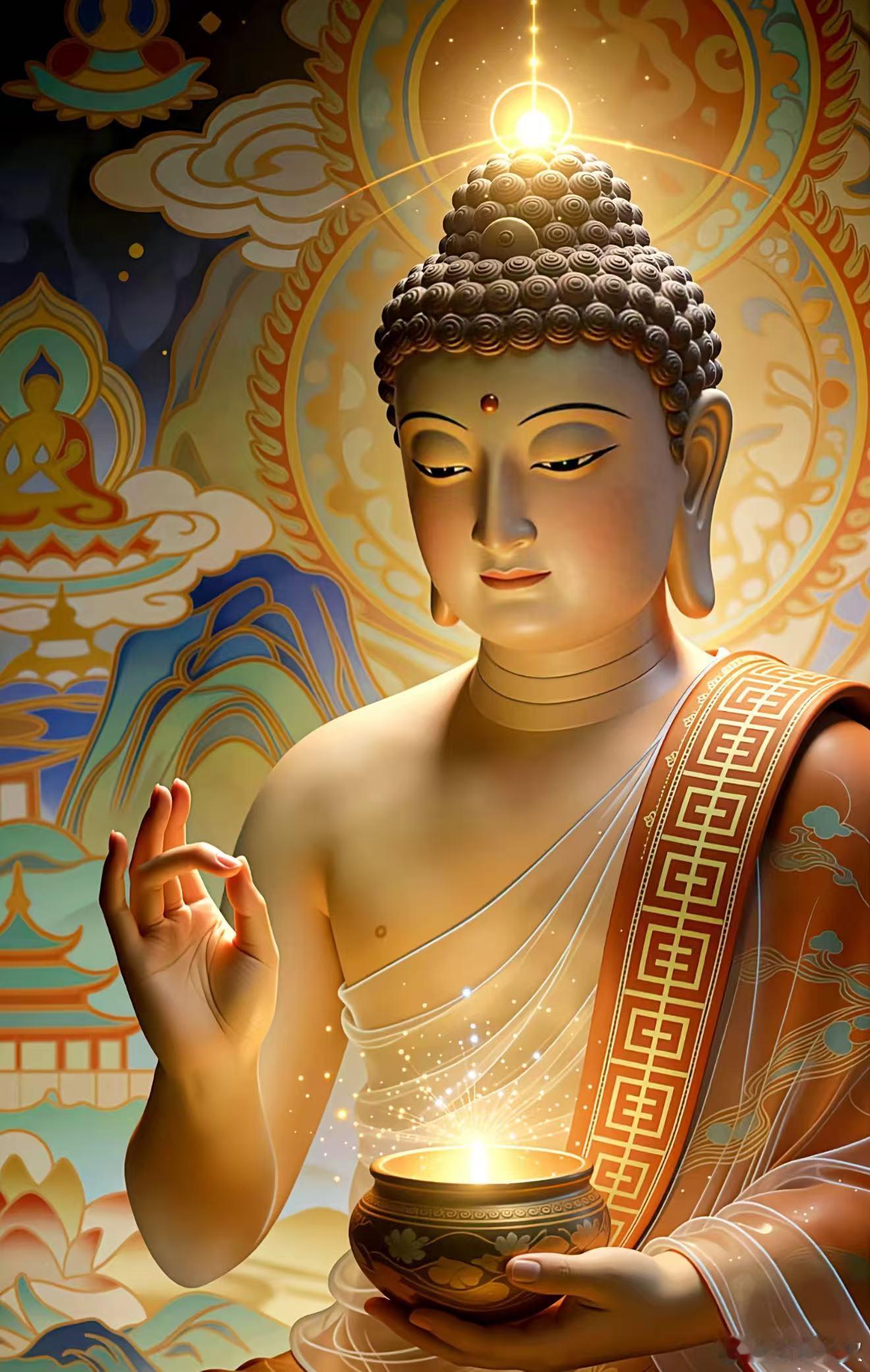 见佛祈福🙏，愿佛力加持百厄全消，愿人生和顺少些煎熬，事业腾飞光芒闪耀，阖家安康
