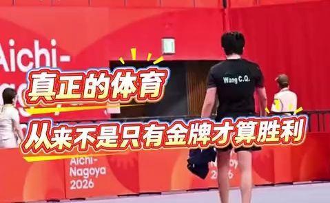 【三枚银牌同样荣光！王楚钦出镜海报，拒绝唯金牌论 #王楚钦】