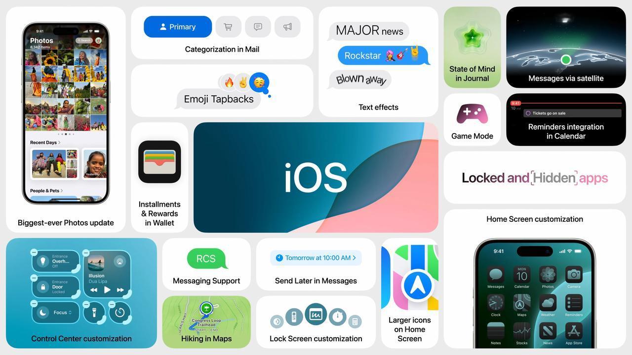 iOS18终于等到了，当然你要说有什么革命性的变化，那自然是不存在的，而且就iO