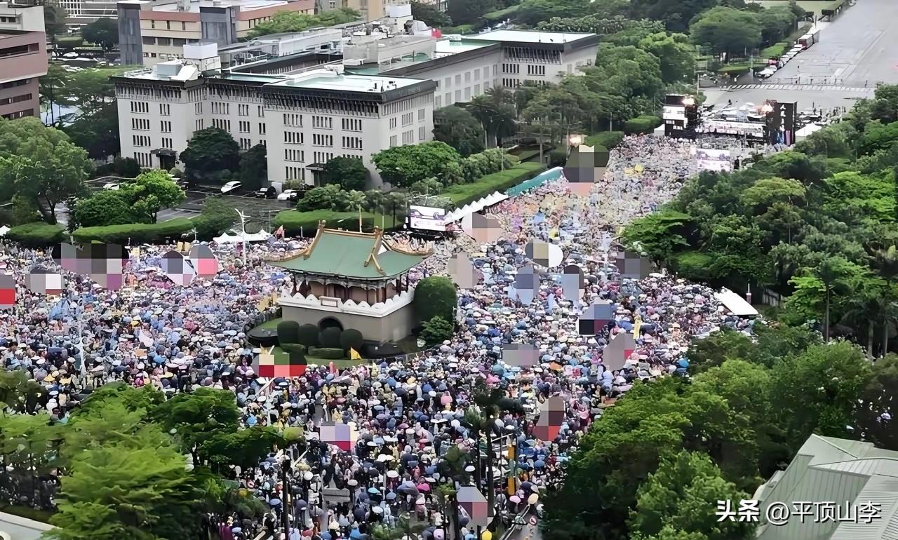 20万人冒雨走上街头，不是为了政党，只是为了能吃口放心饭。

台湾“中联油脂”生