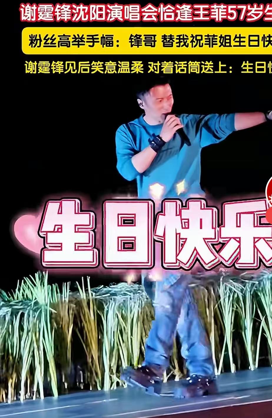台上几番生日的祝福从不点名，谢霆锋的深情一直藏在暗处
 
两个人隔着很远的距离，