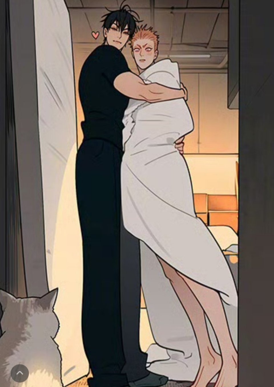 十九天莫仔身上裹的被好像婚纱，请原地结婚！！19天漫画 cr：old先 